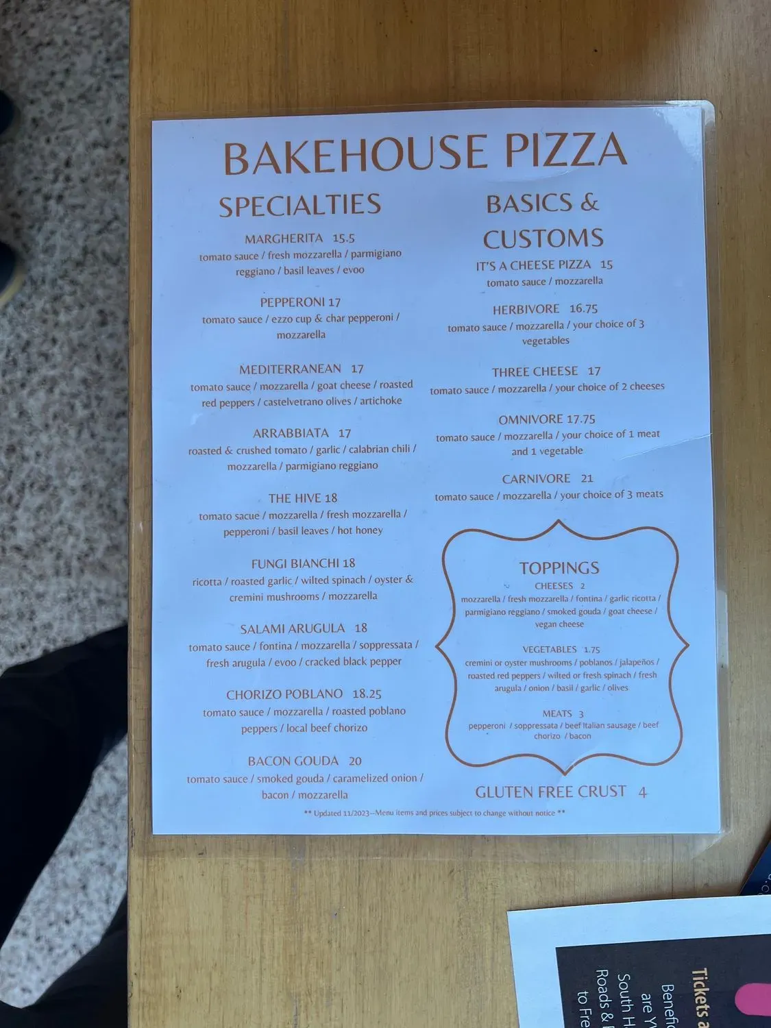 Menu 4