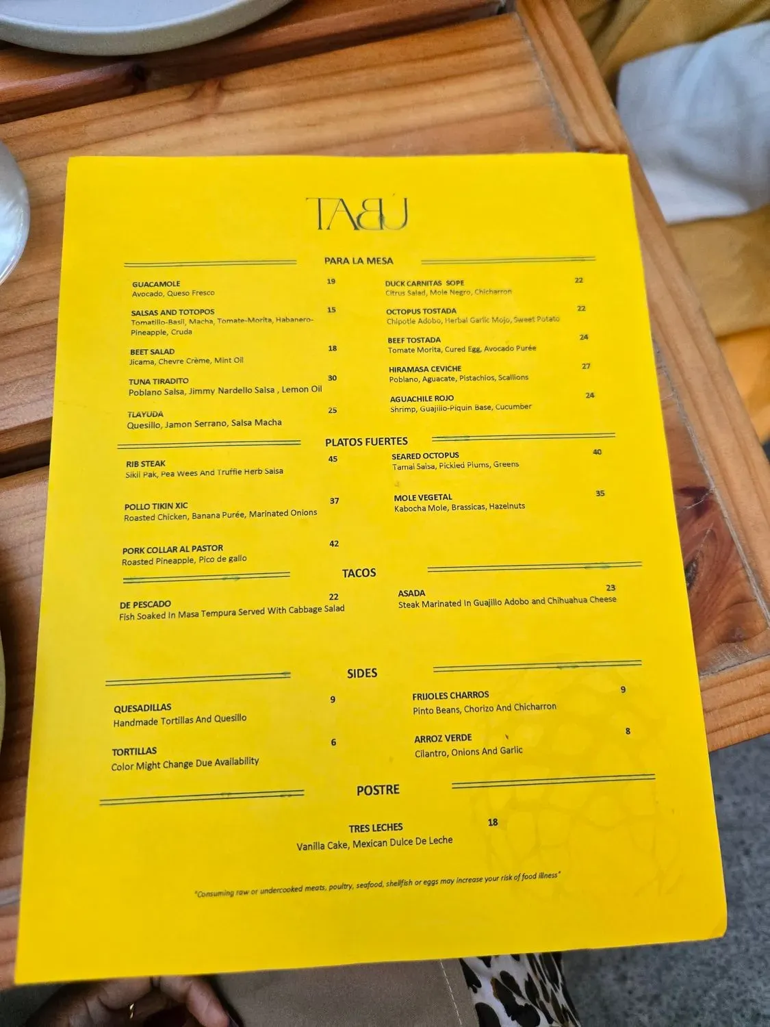 Menu 4