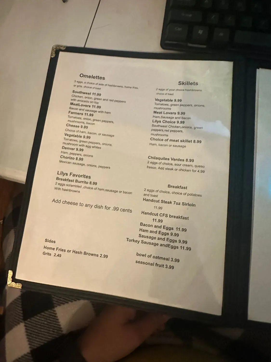 Menu 4