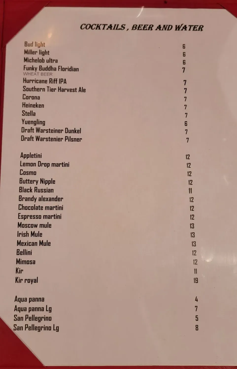 Menu 2