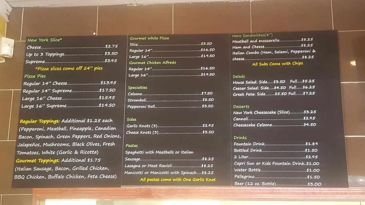 Menu 3