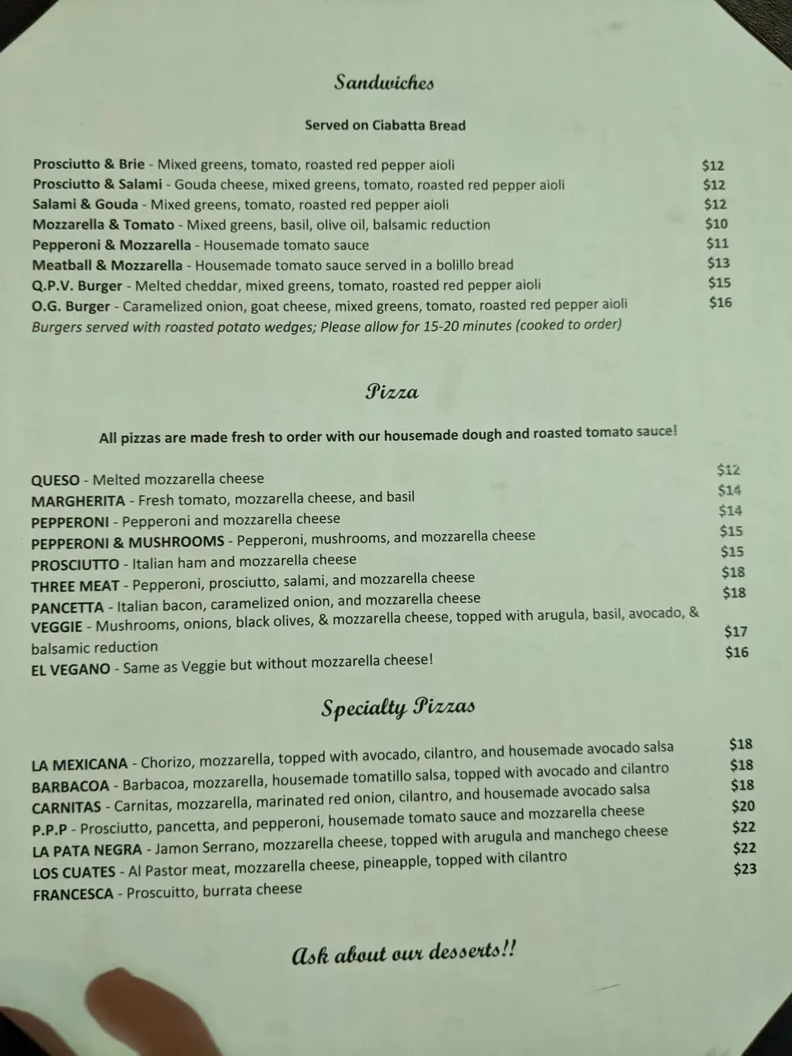 Menu 2