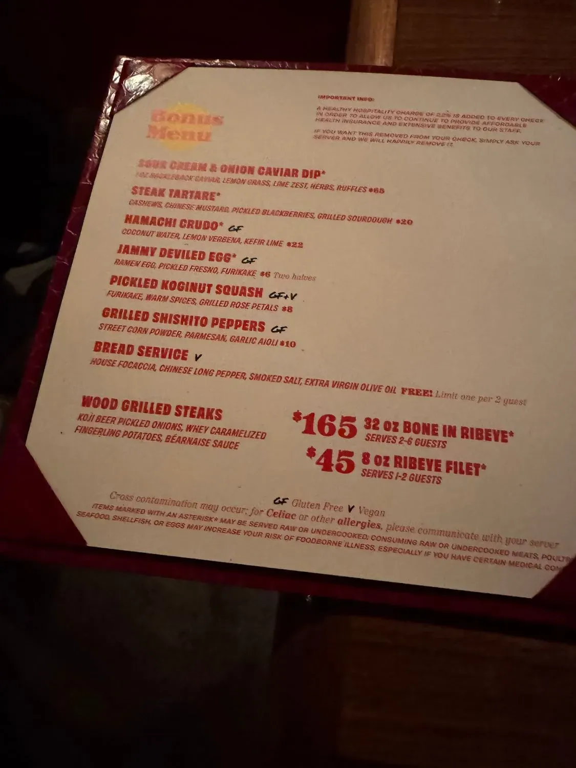 Menu 5