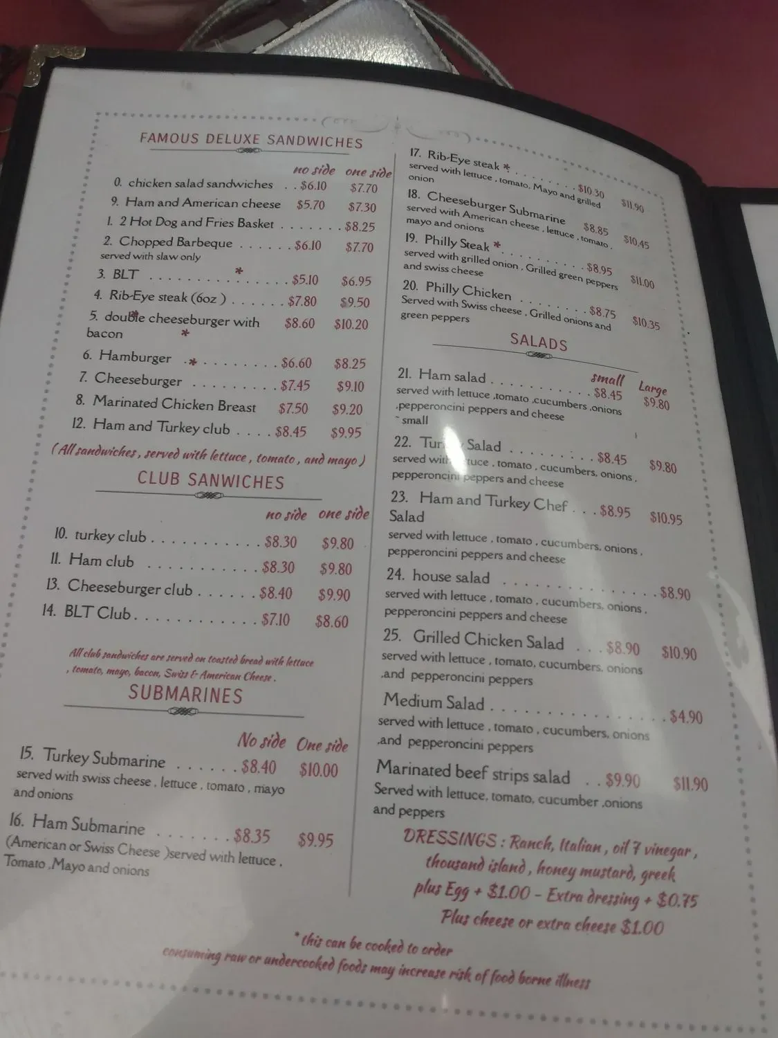 San Andres Family Restaurant Menu - Updated November 2025