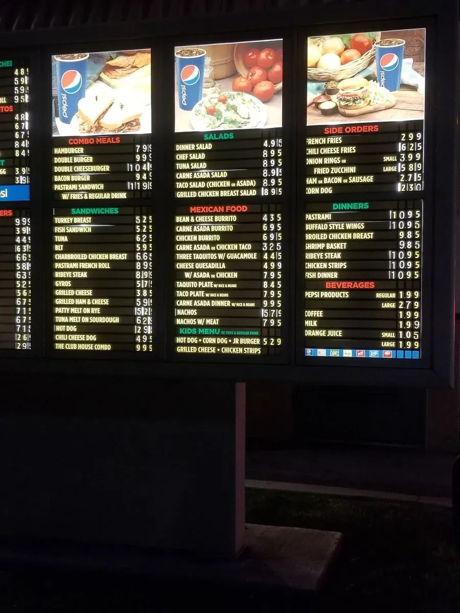 George's burgers online menu