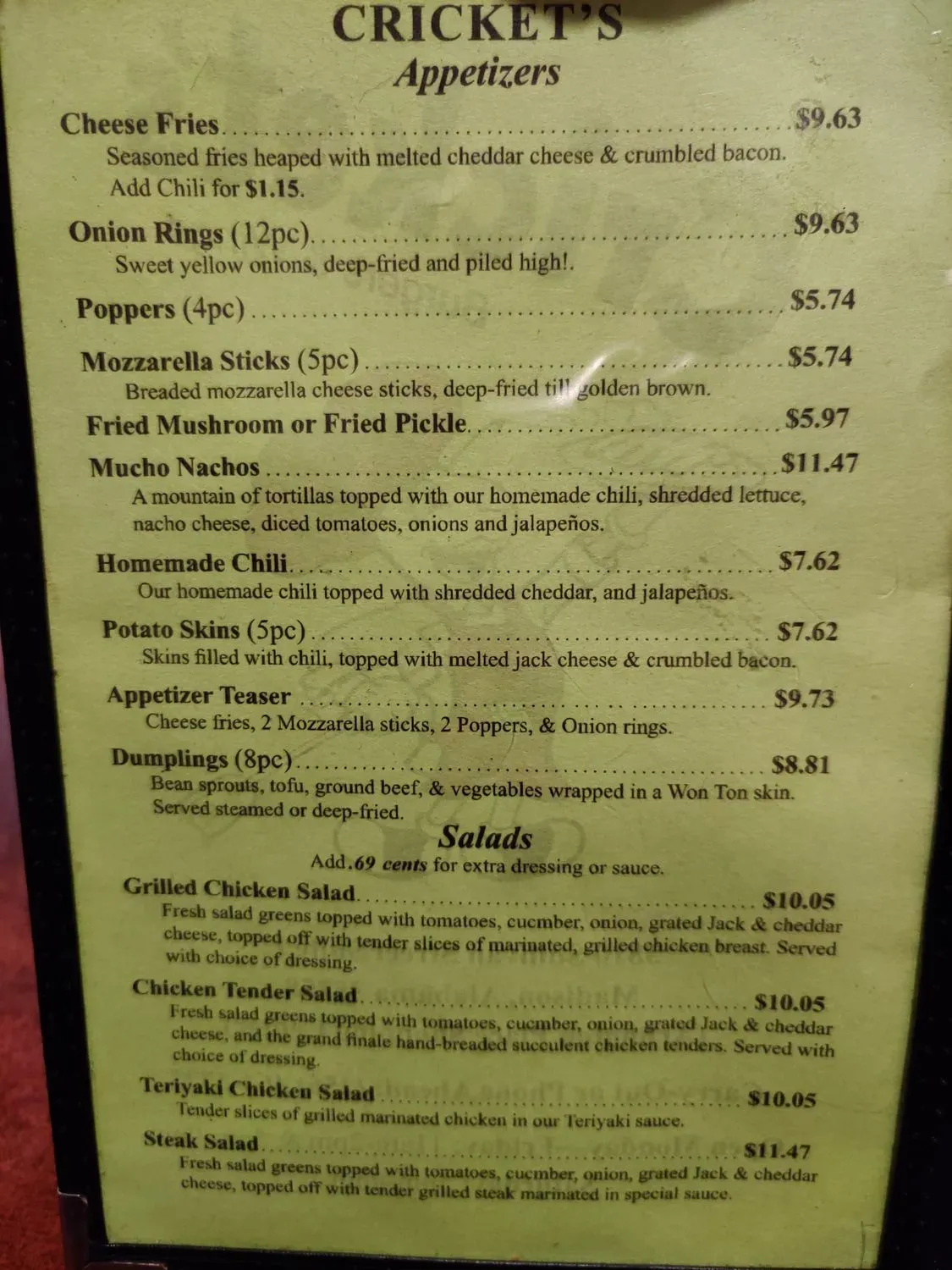 Menu 3