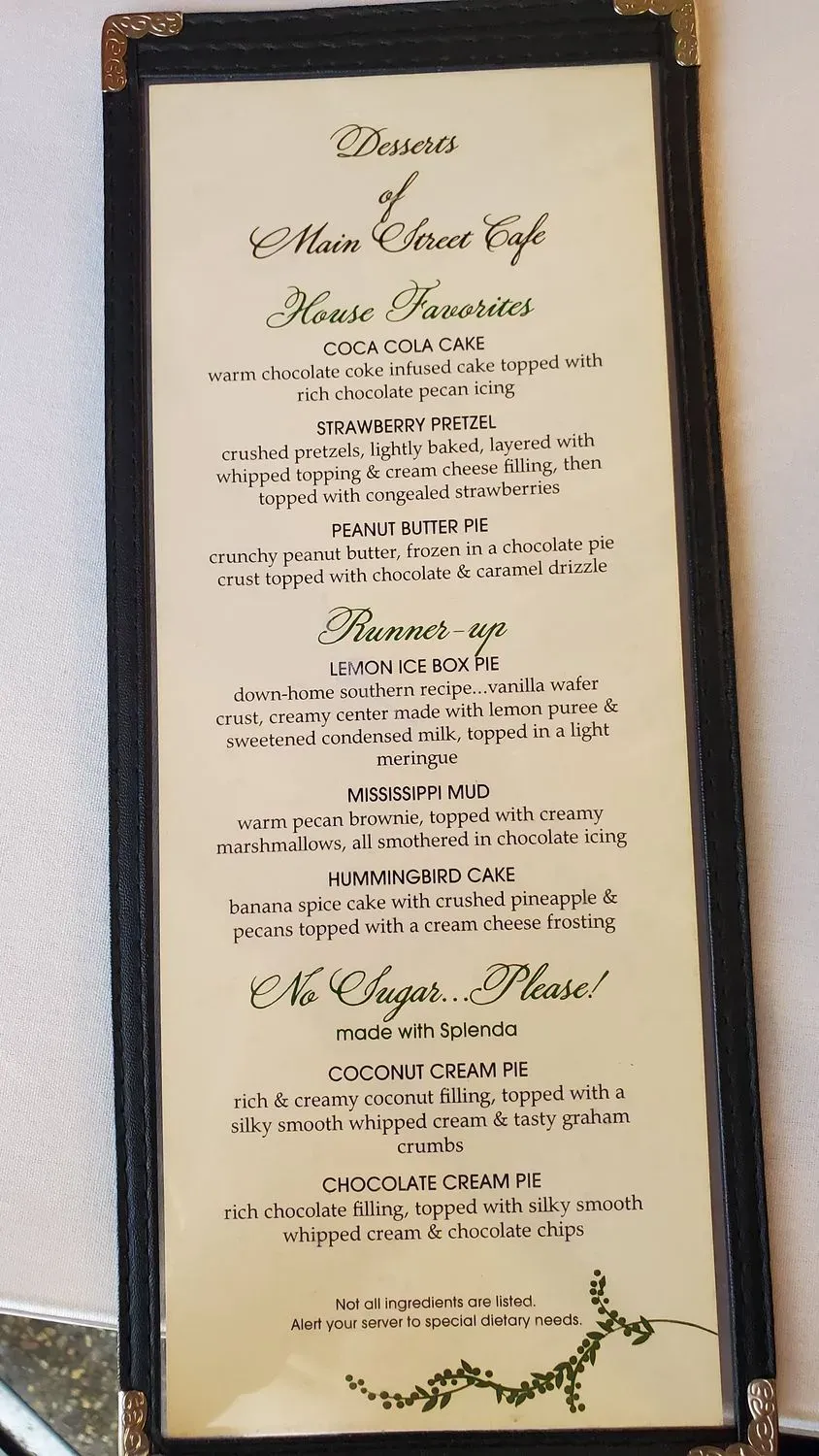 Menu 4