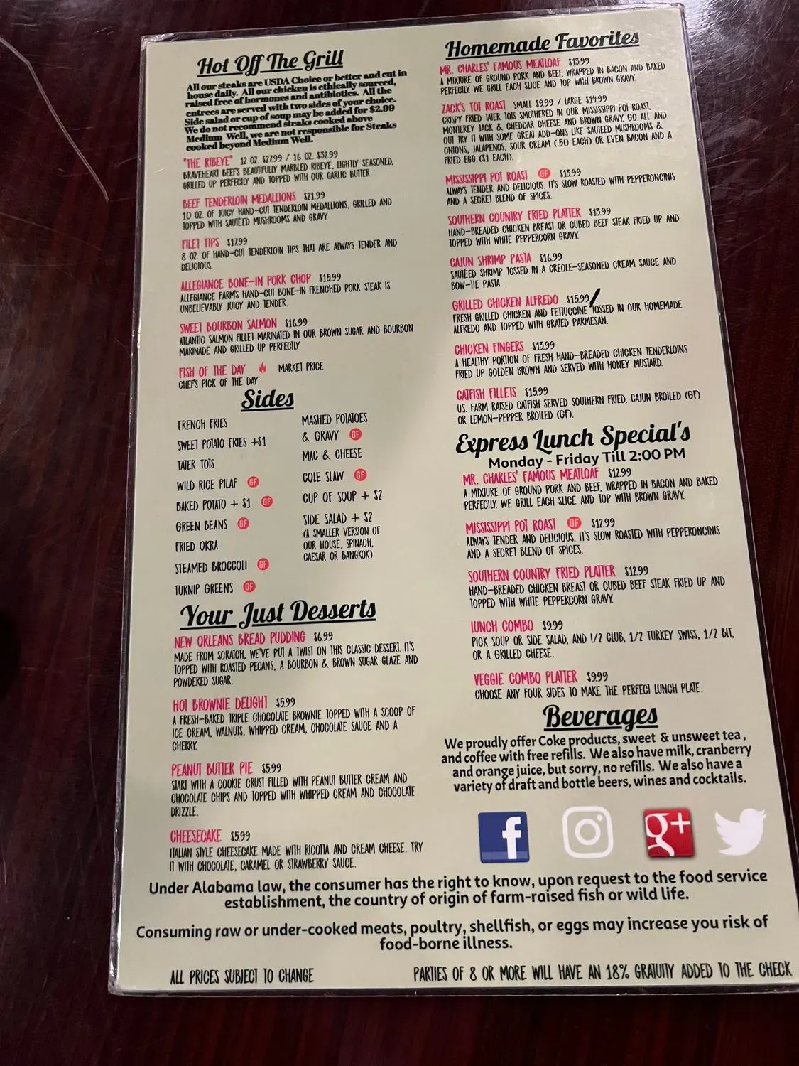 Menu 2