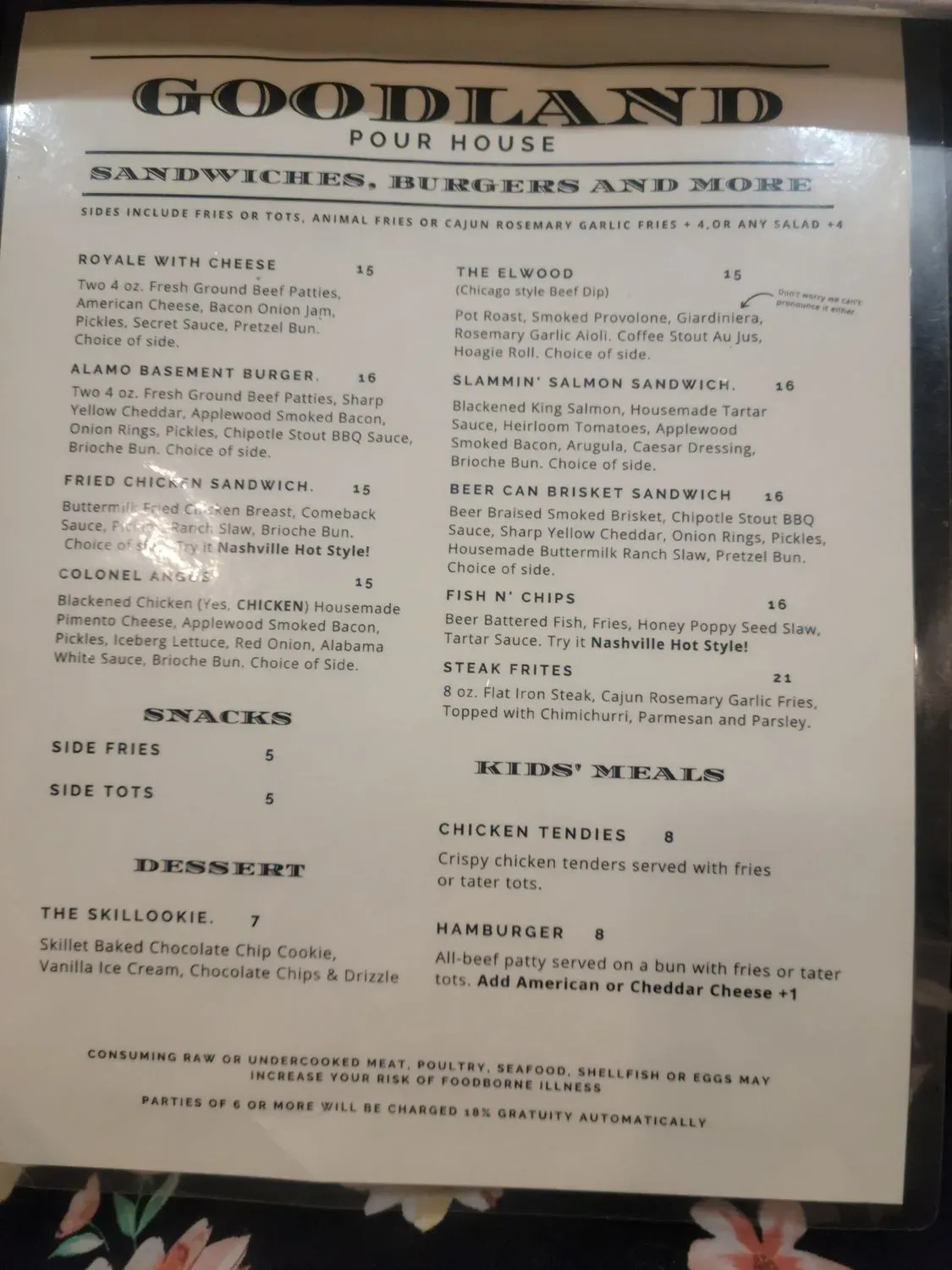 Menu 6