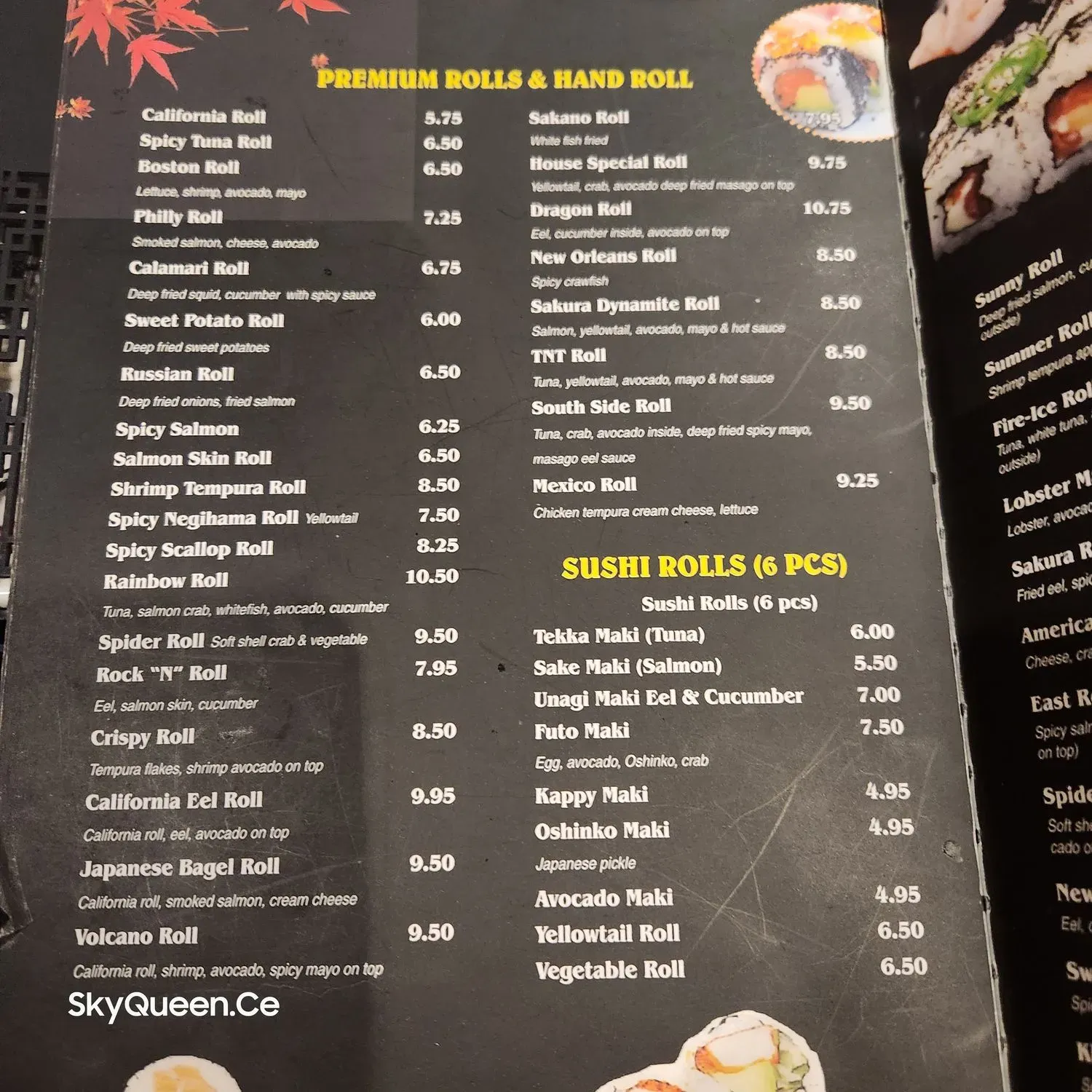 Menu 2