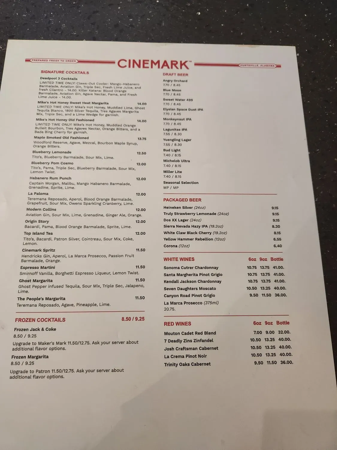 Menu 3