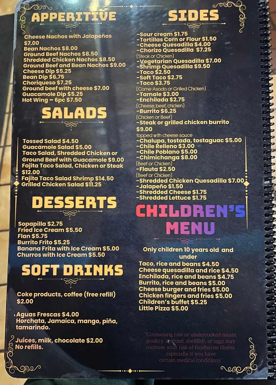 Menu 2