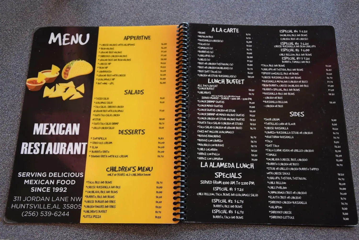 Menu 5