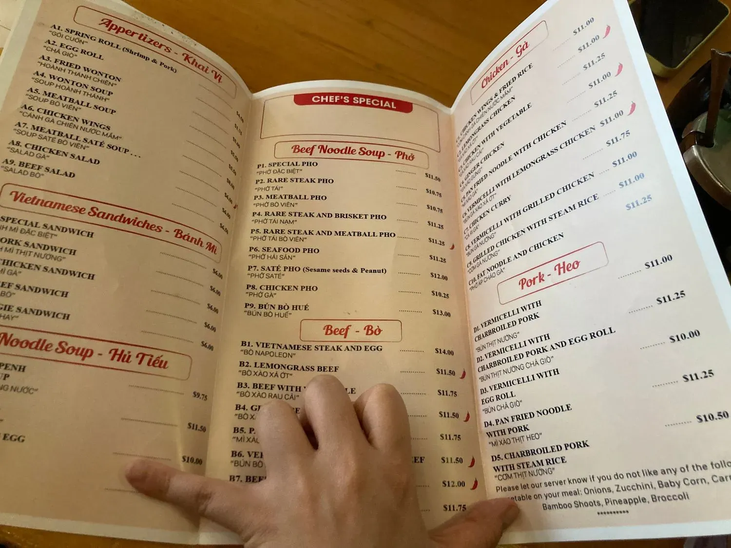 Menu 6