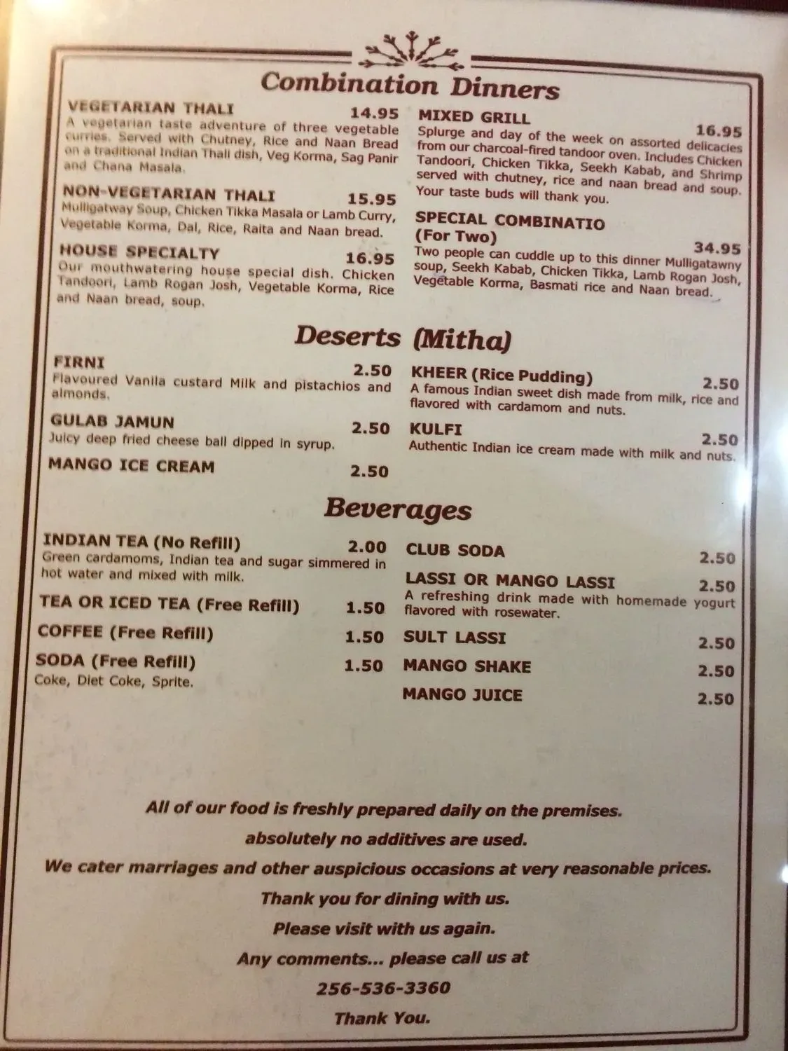 Menu 3