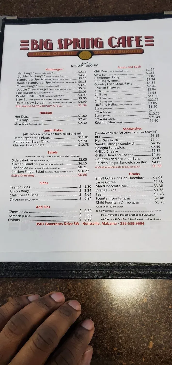 Menu 5