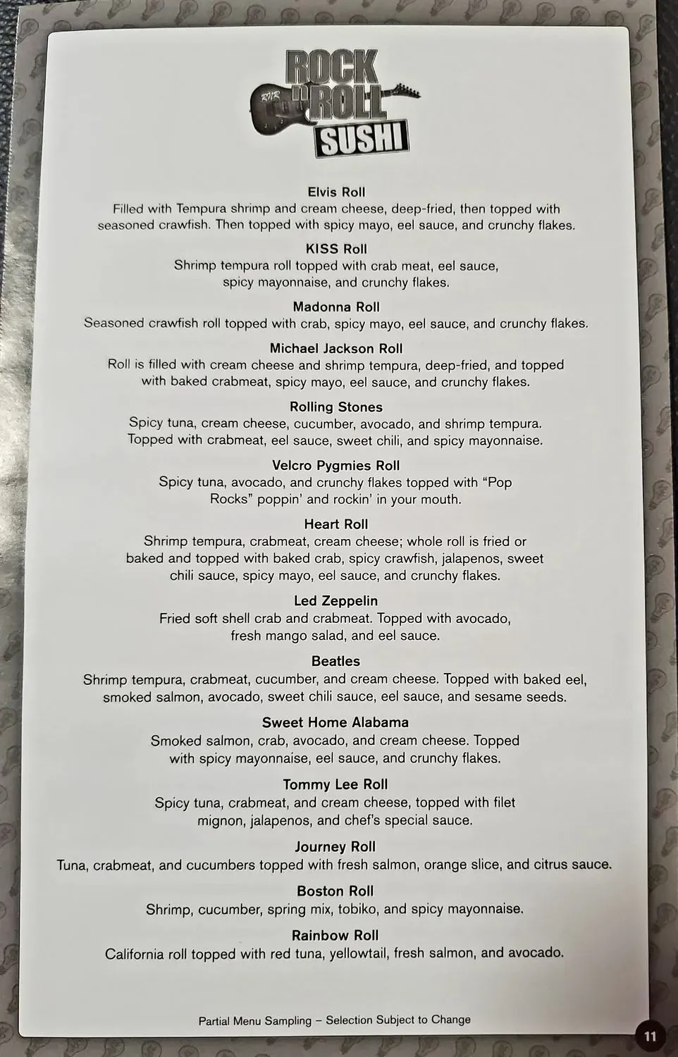 Menu 3