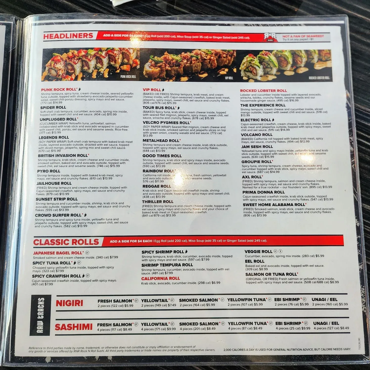 Menu 4