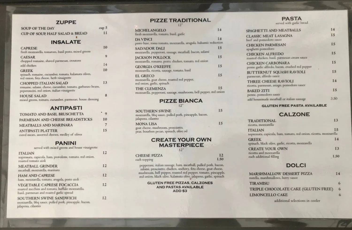 Menu 4