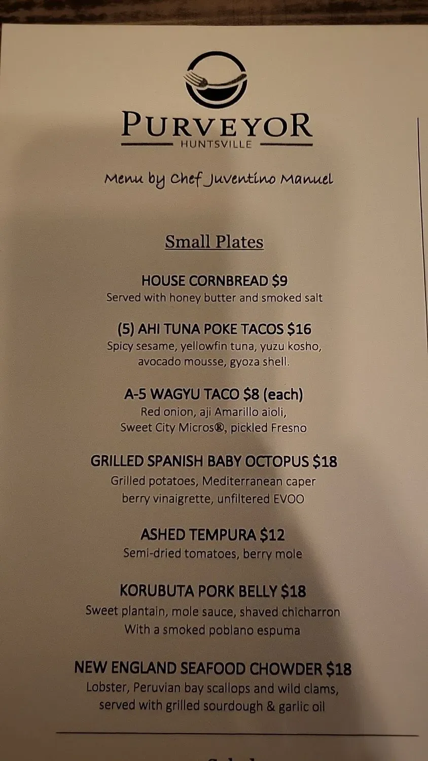 Menu 5