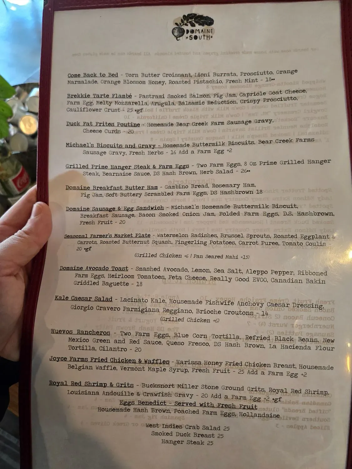 Menu 5