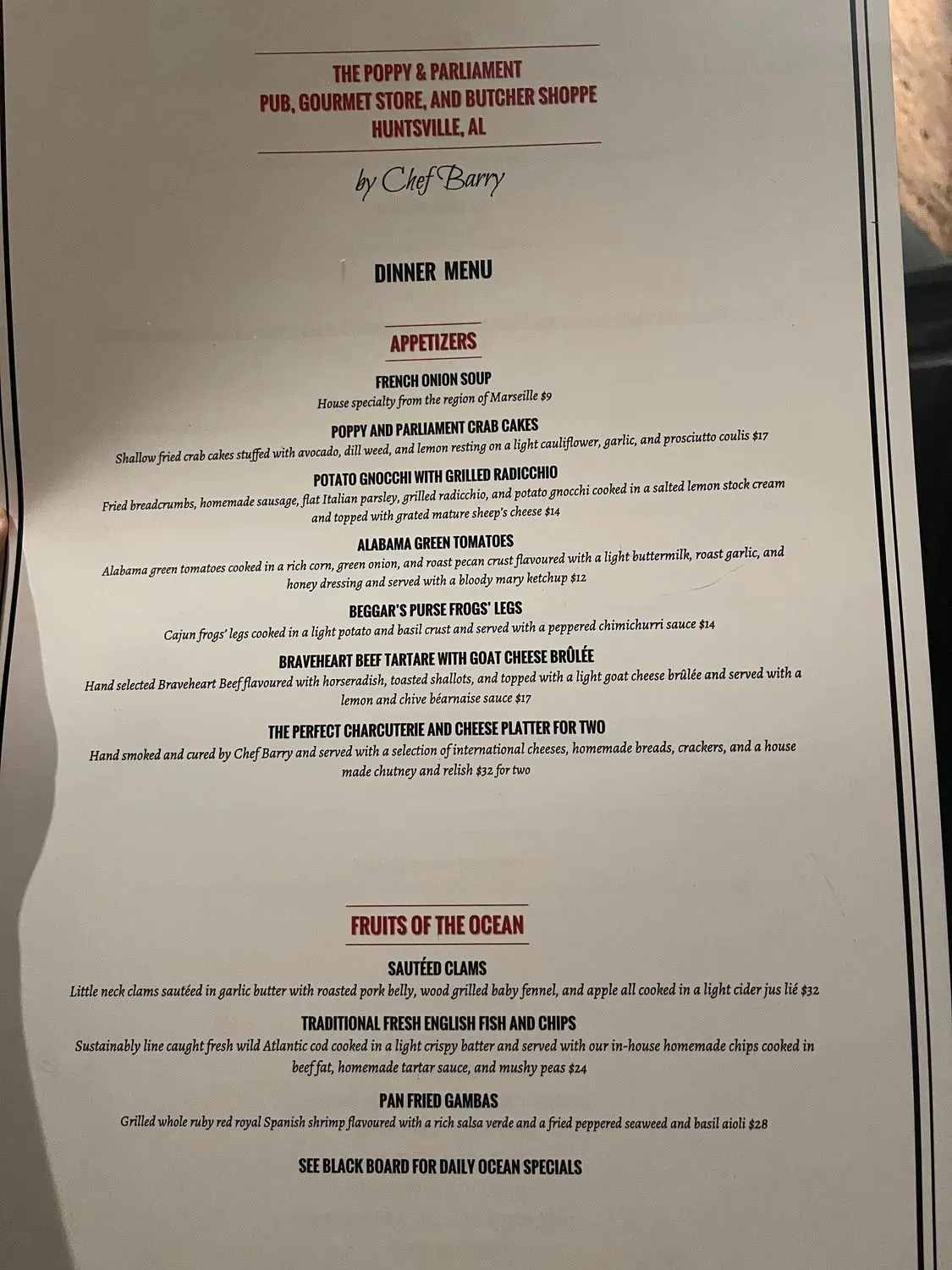 Menu 3