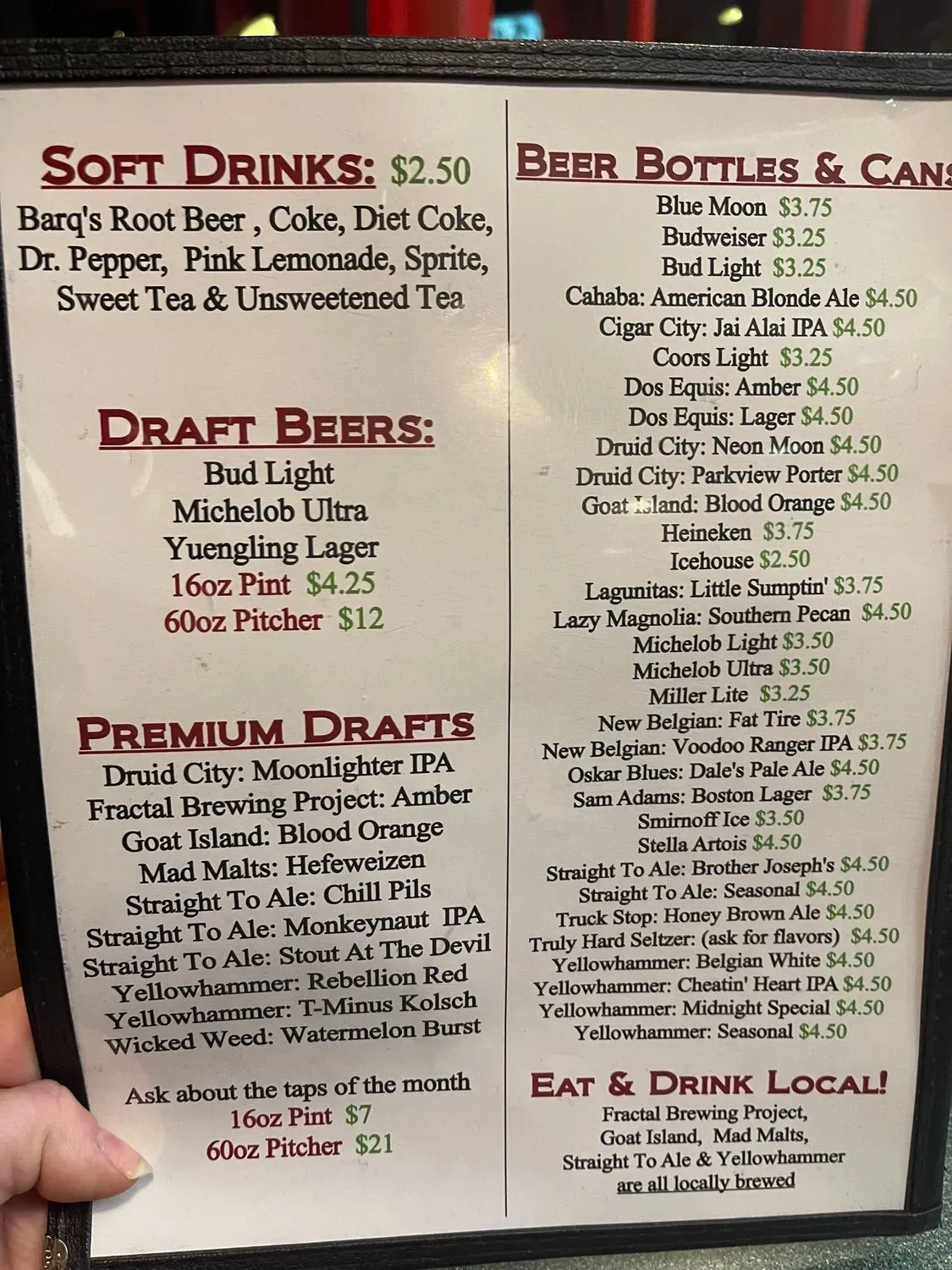 Menu 3