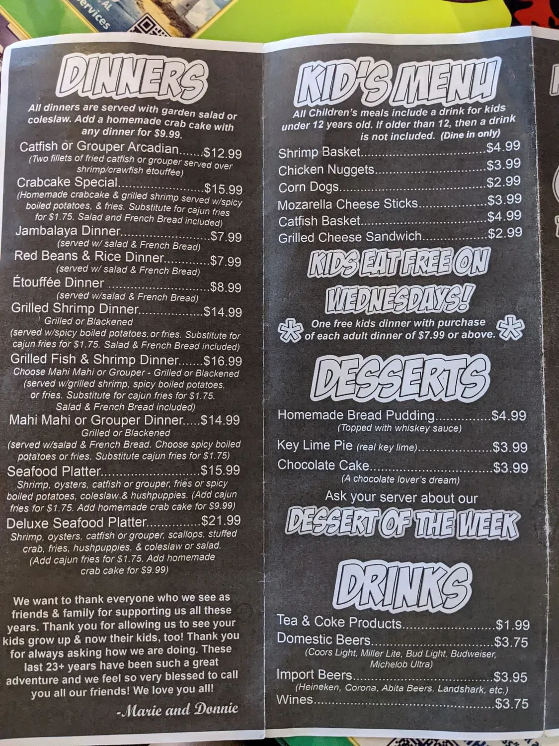 Menu 4