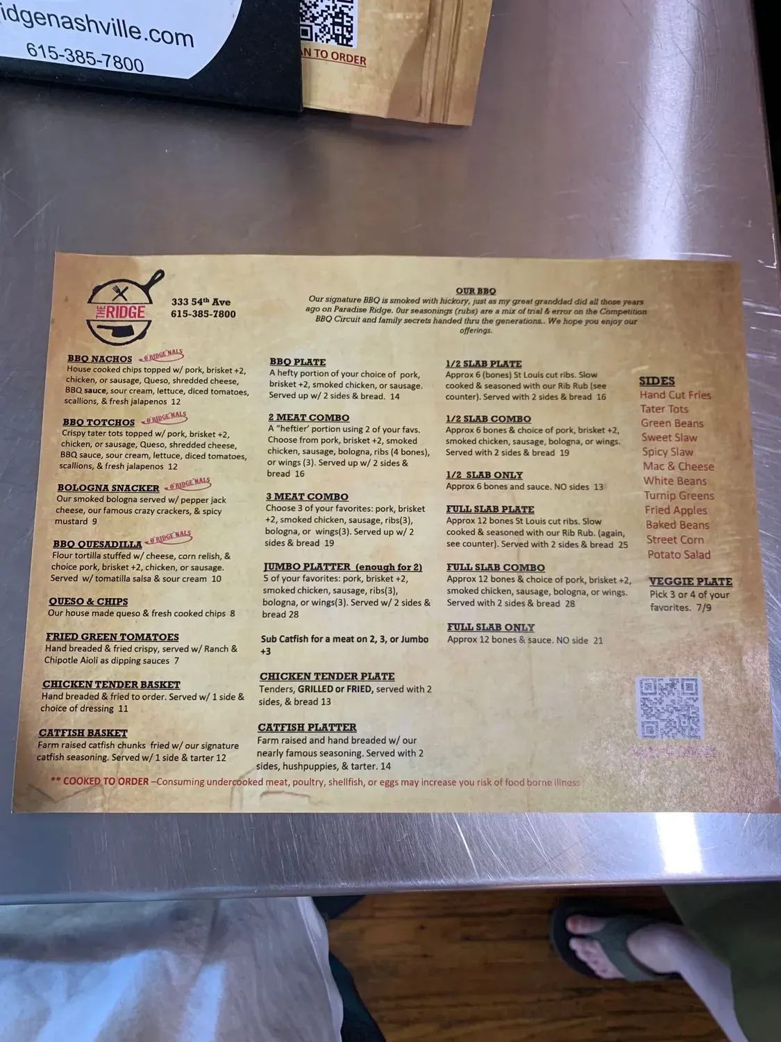 Menu 6