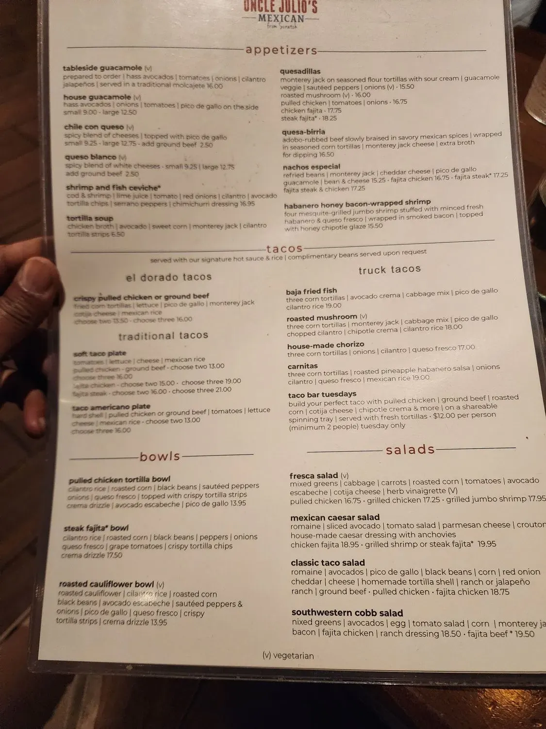 Menu 5