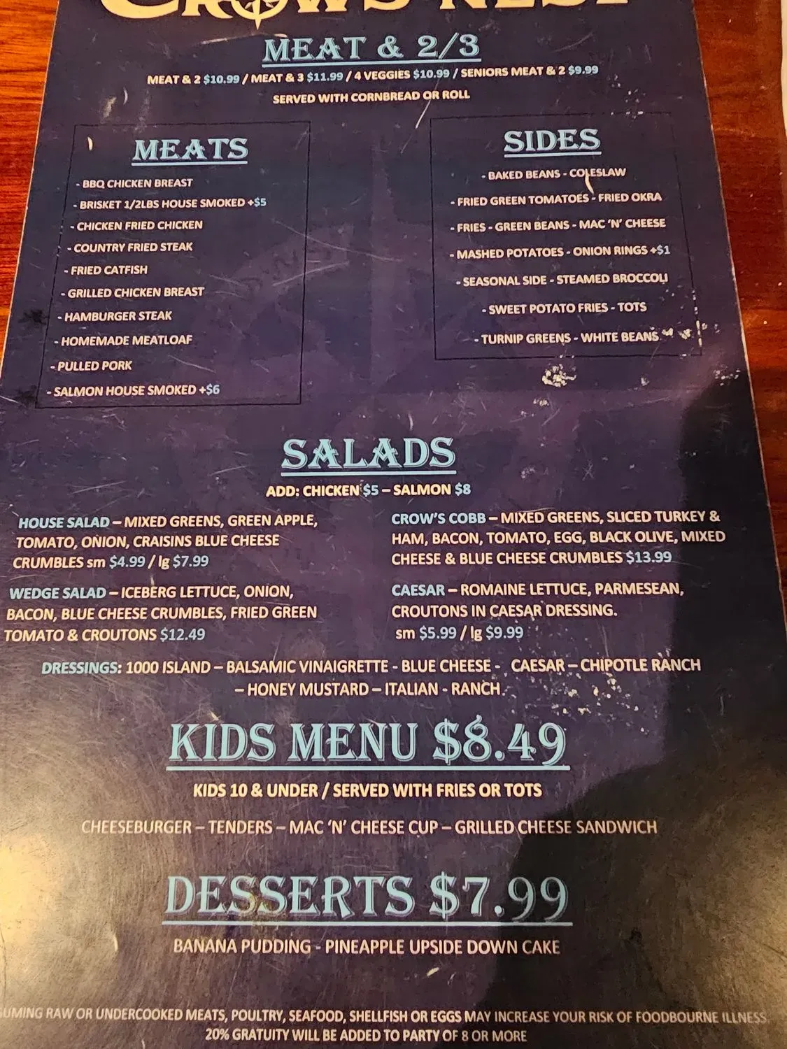 Menu 3