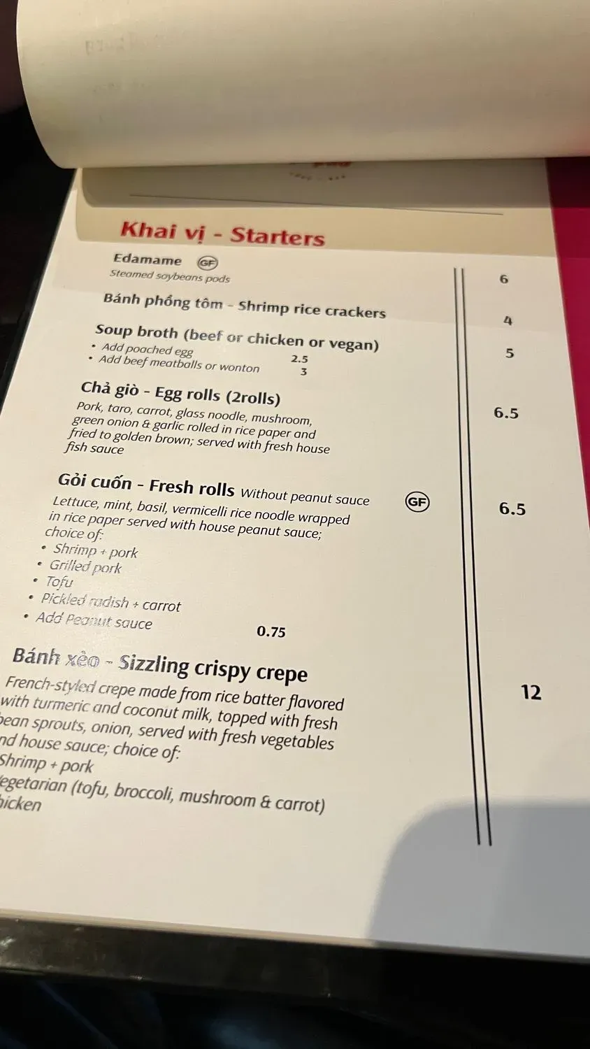 Menu 5