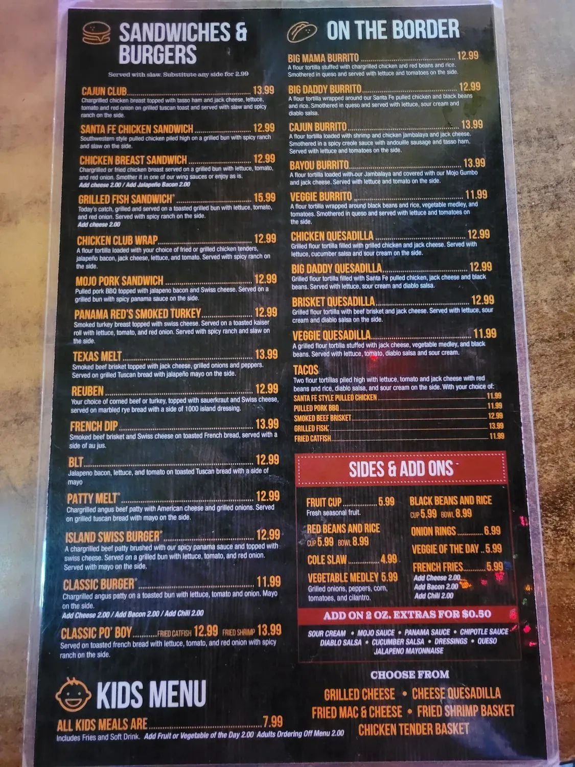 Menu 3