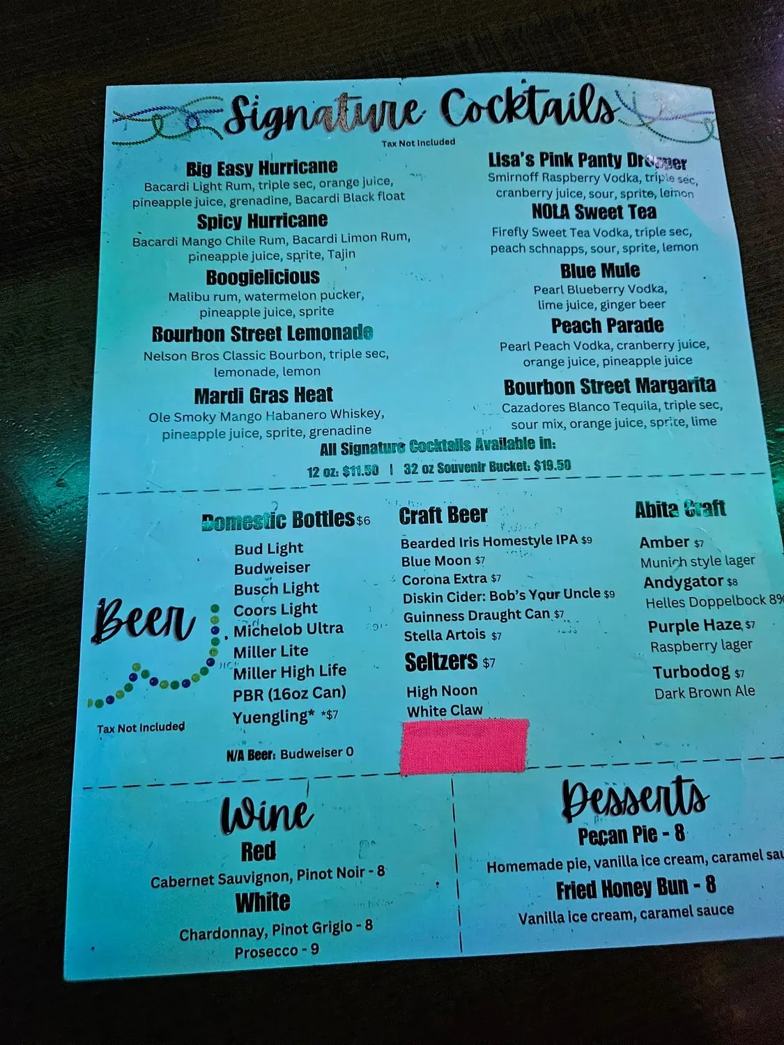 Menu 2