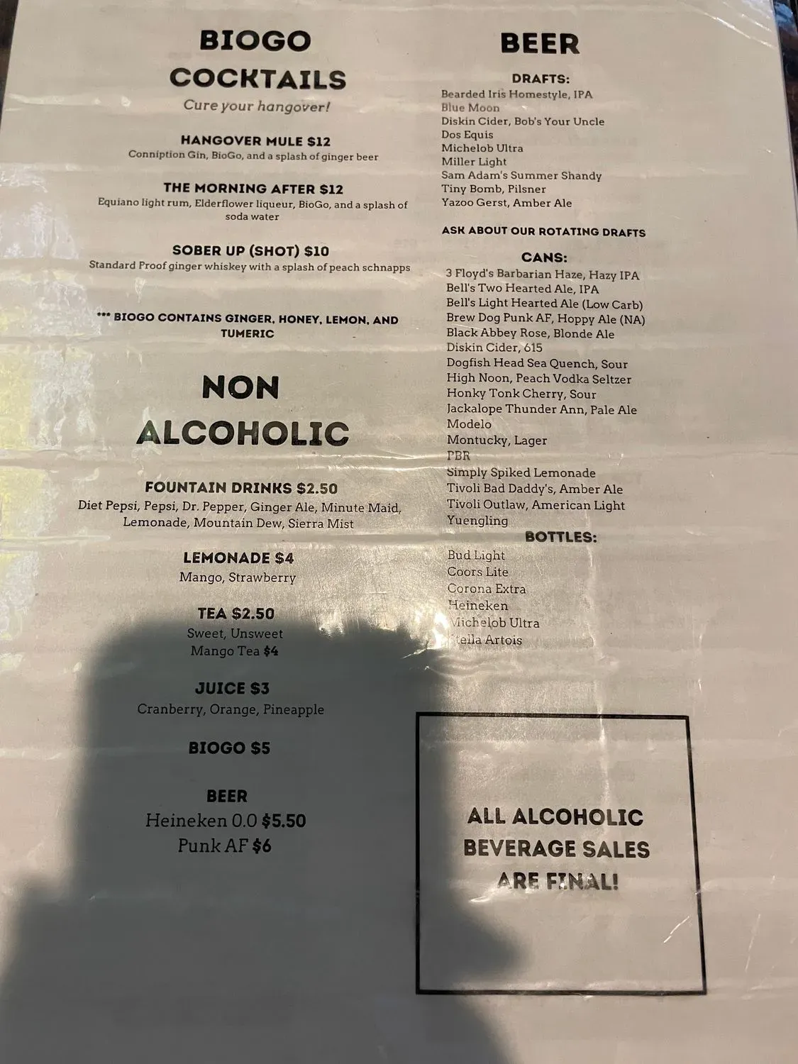 Menu 2