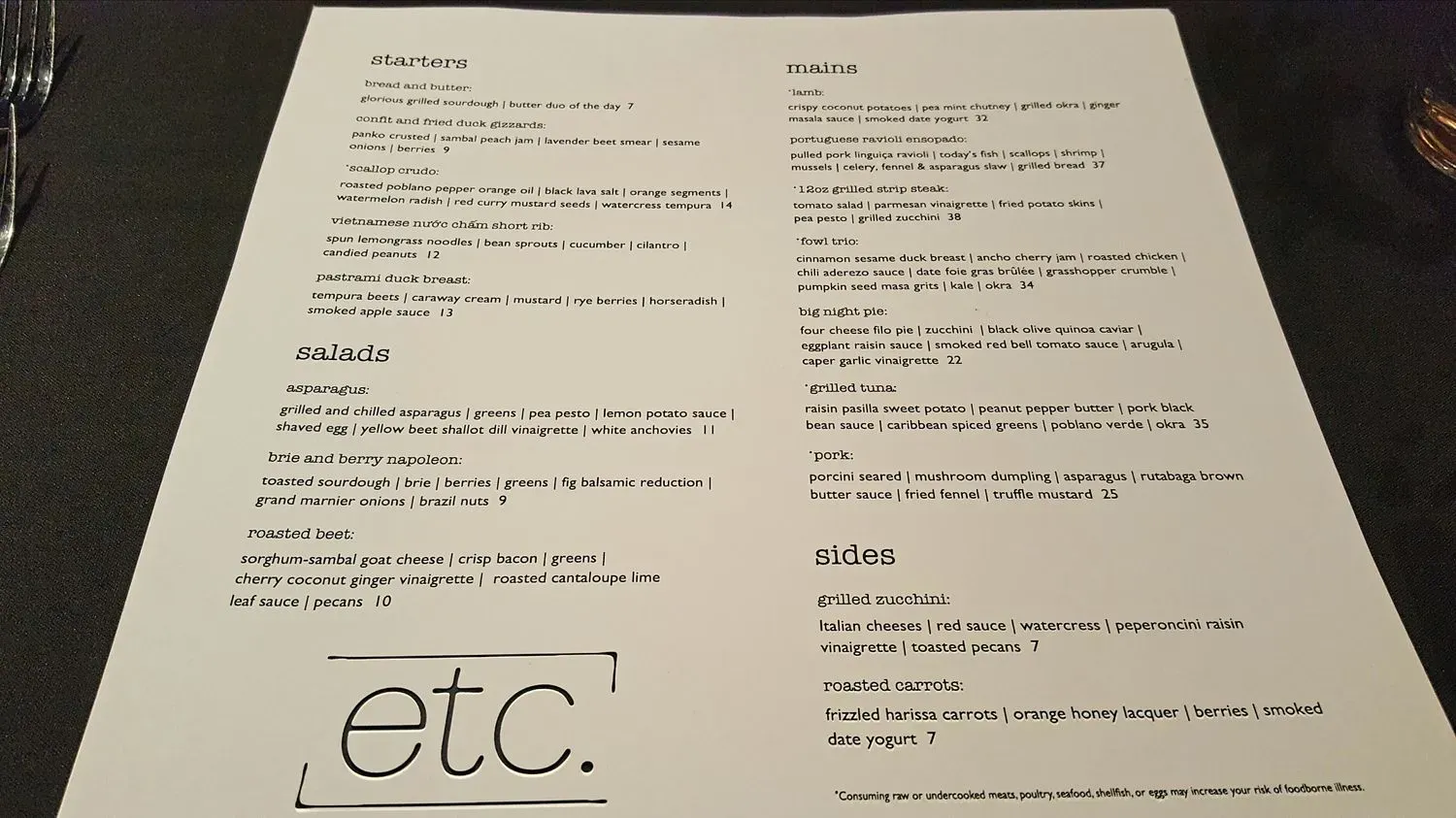 Menu 3