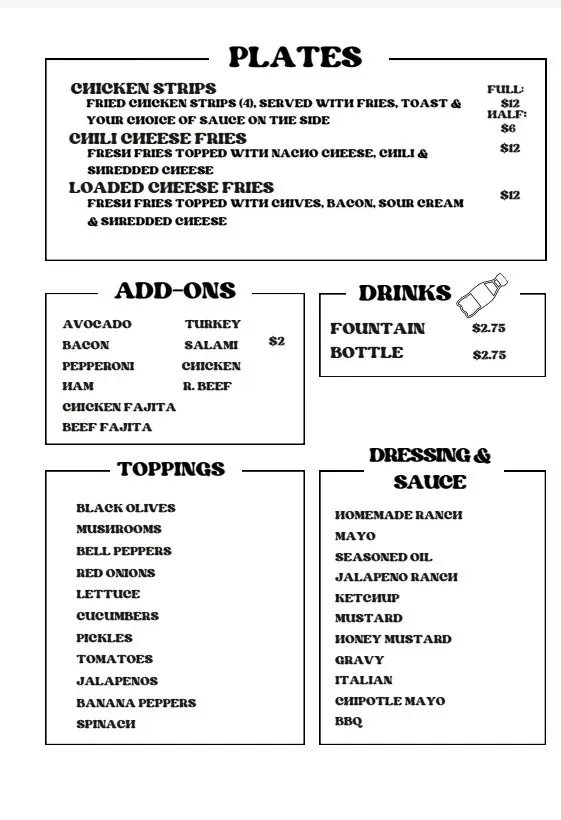 Menu 3