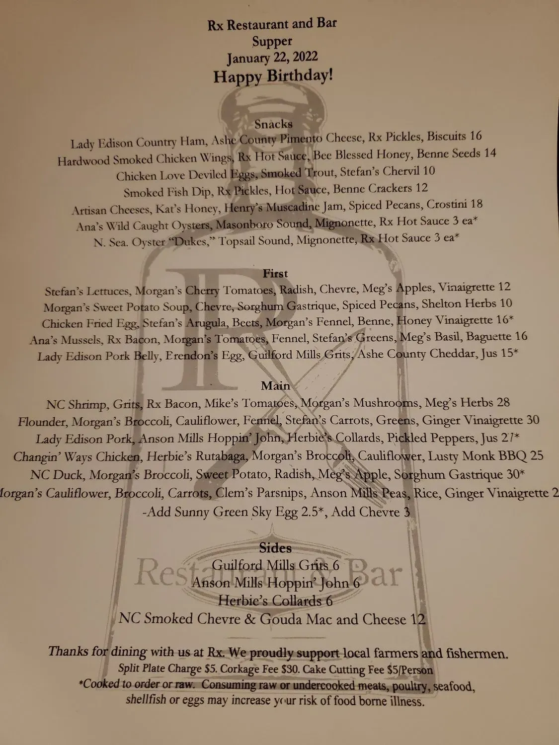 Menu 6