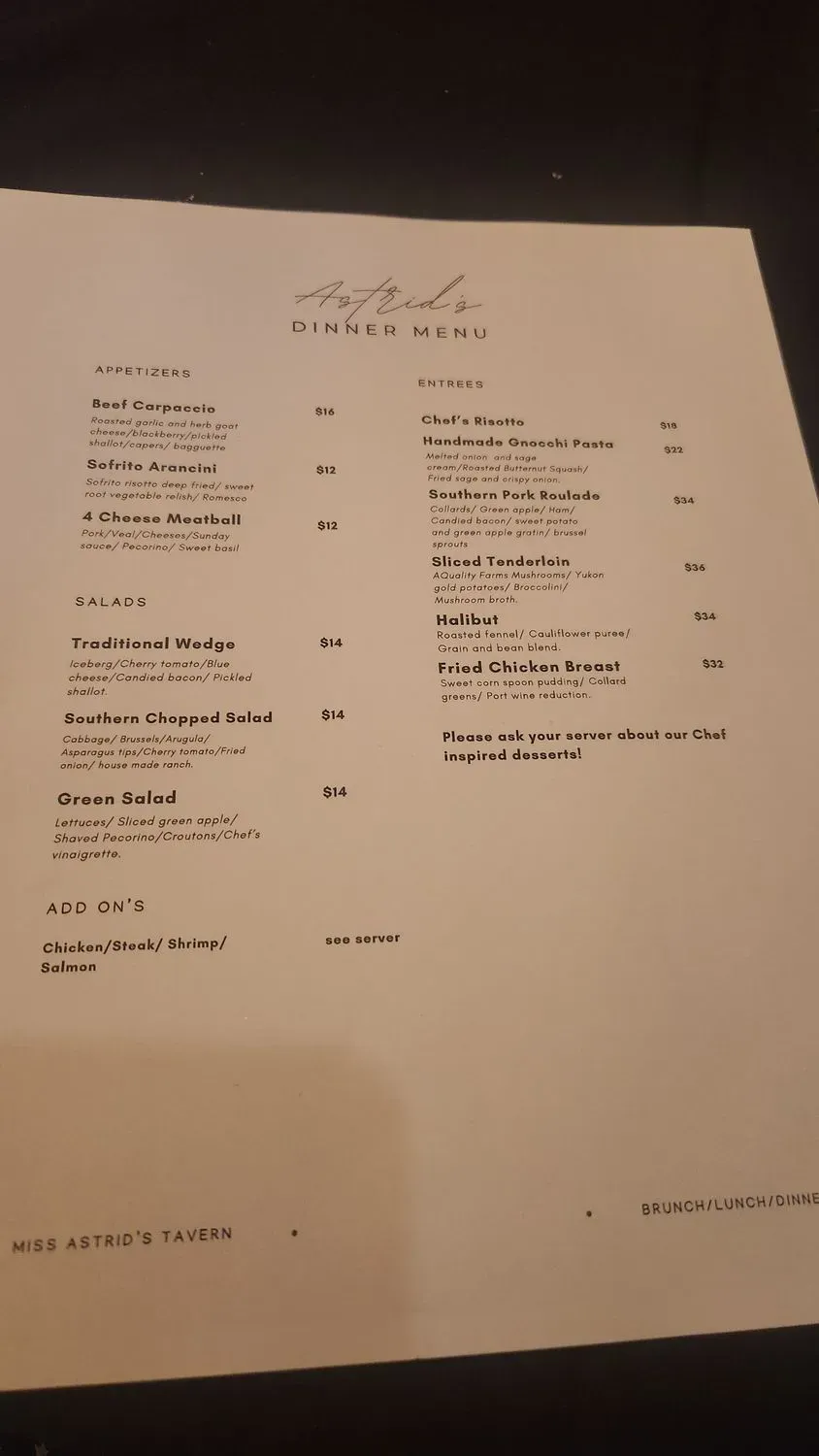 Menu 5