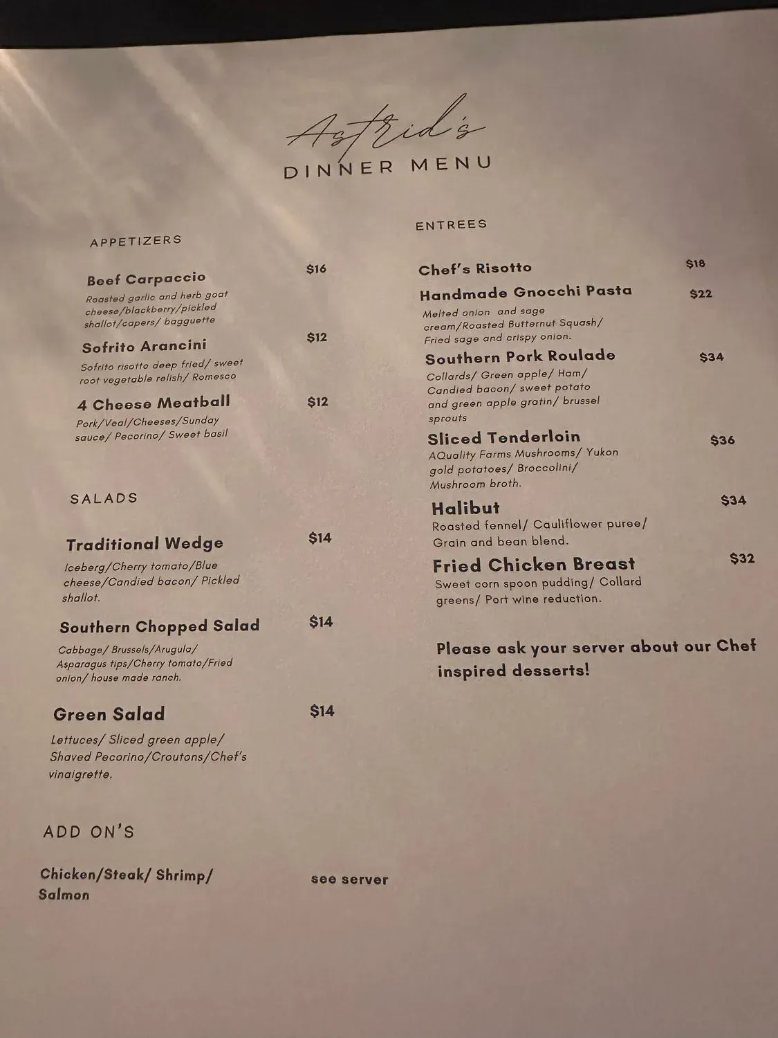 Menu 4