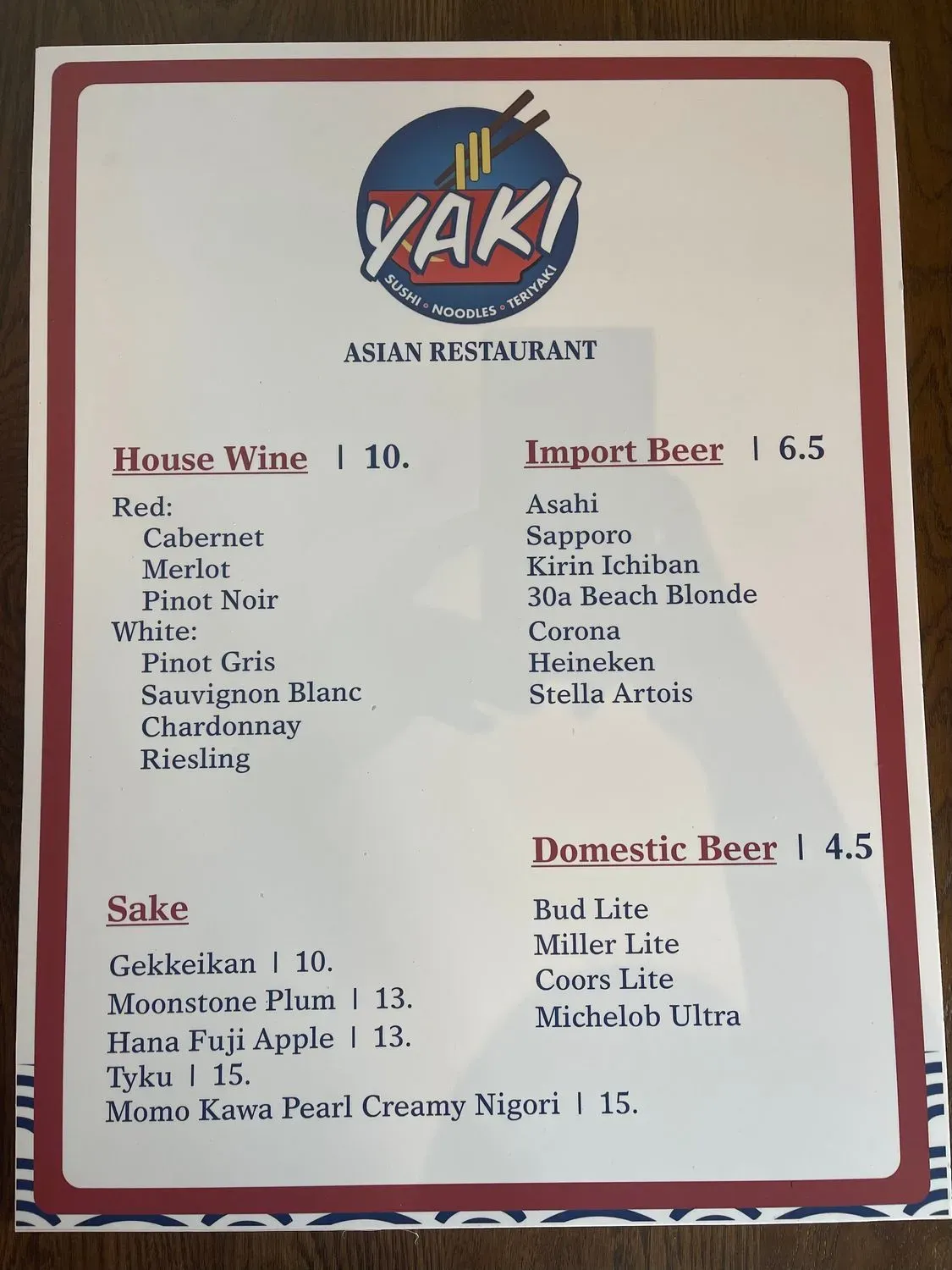 Menu 2
