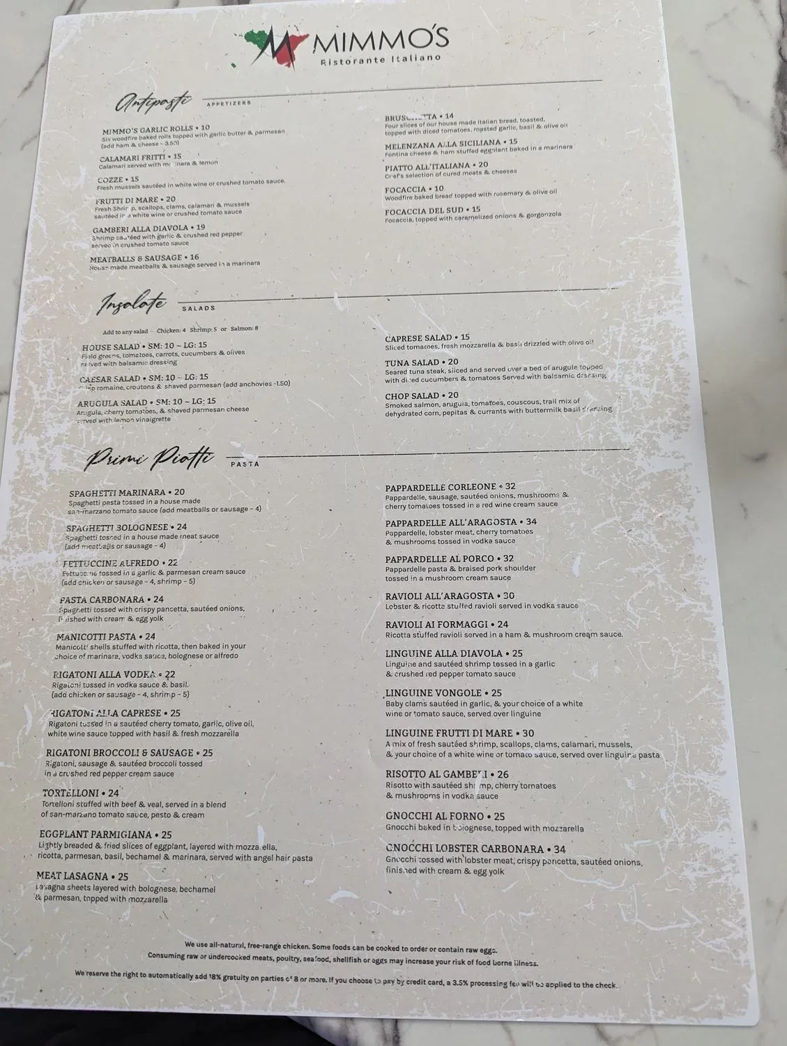 Menu 6