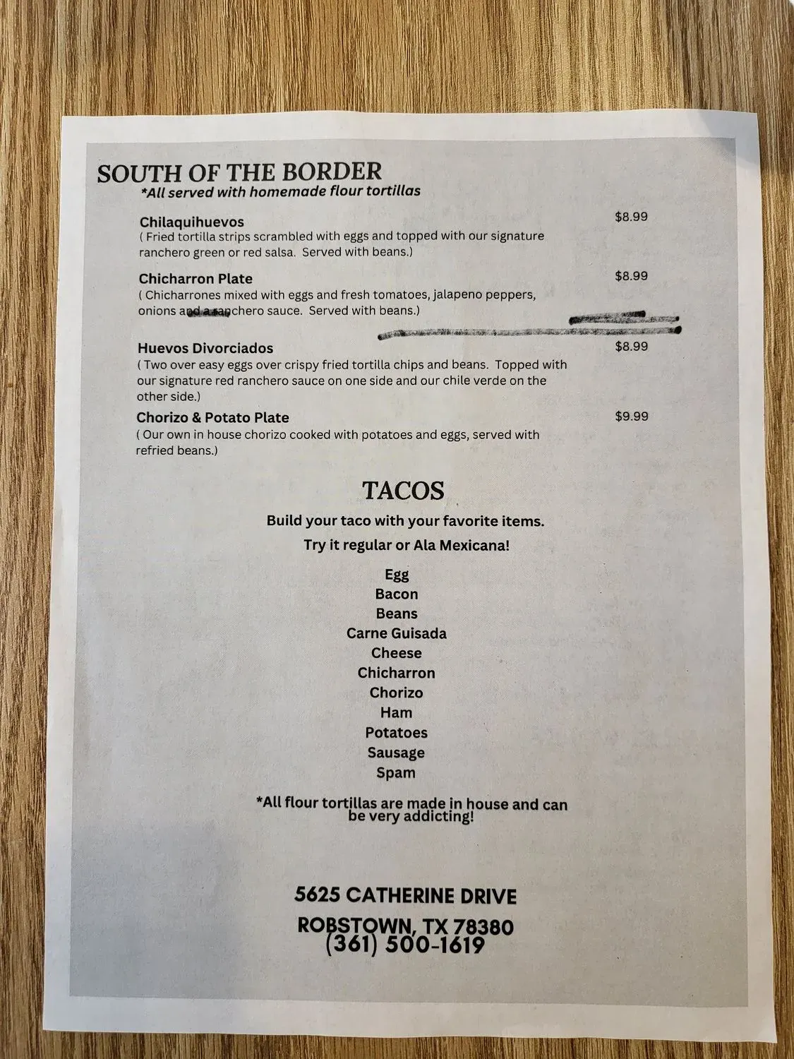 Menu 5