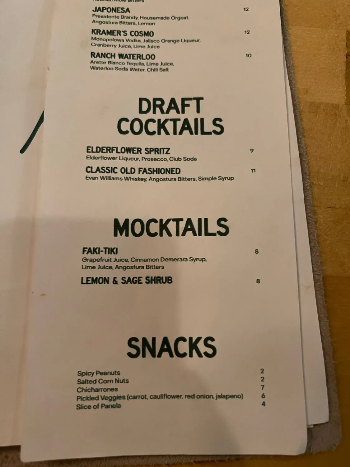 Menu 3