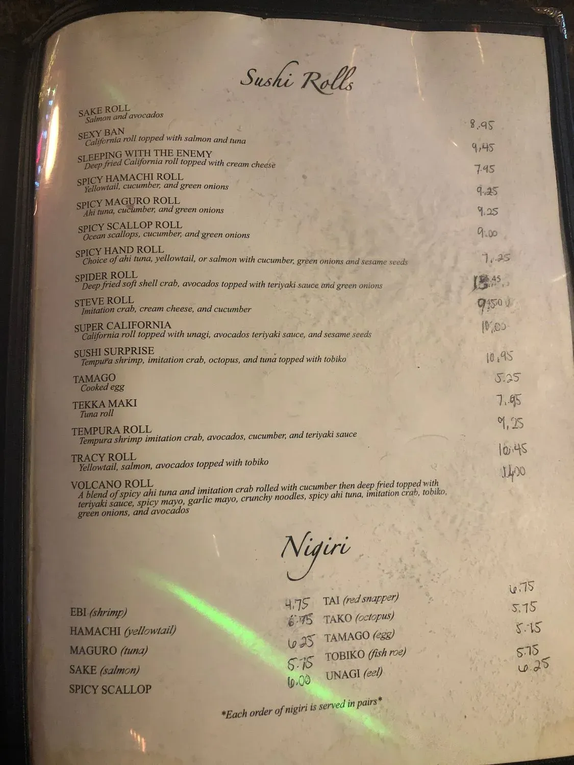 Menu 6