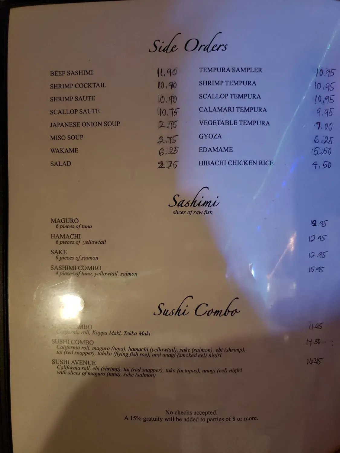 Menu 5