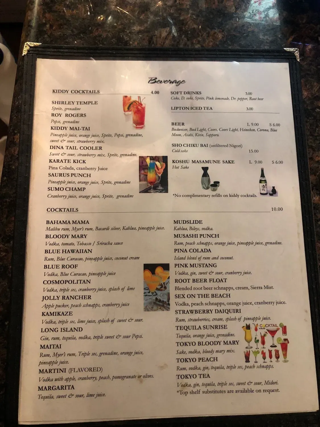 Menu 2