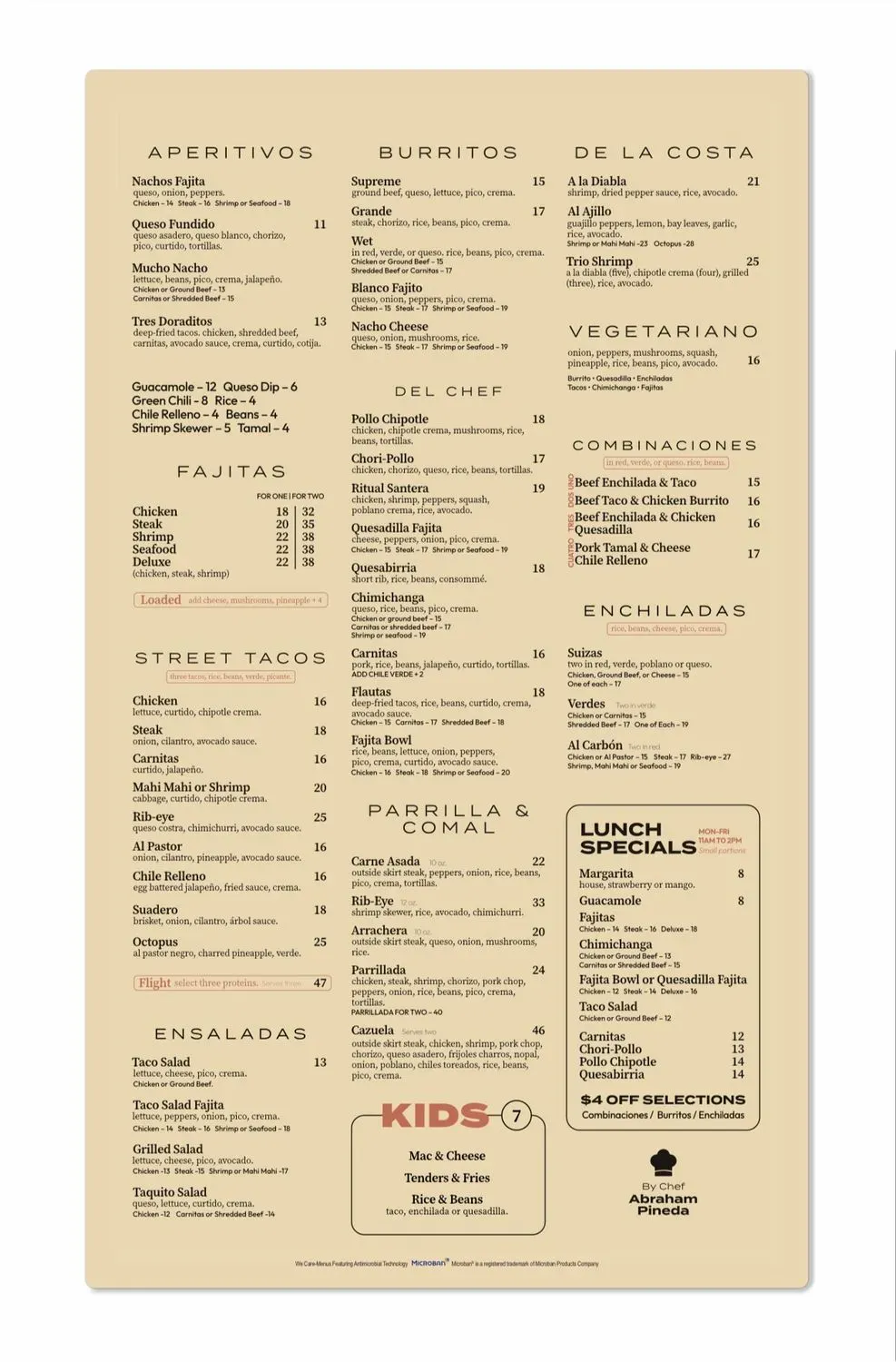 Menu 2