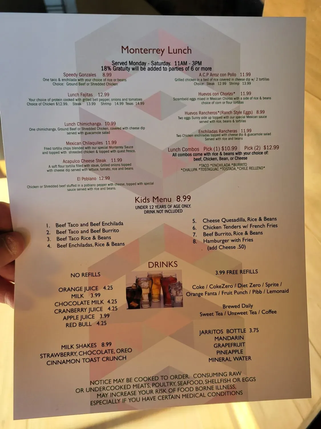 Menu 2