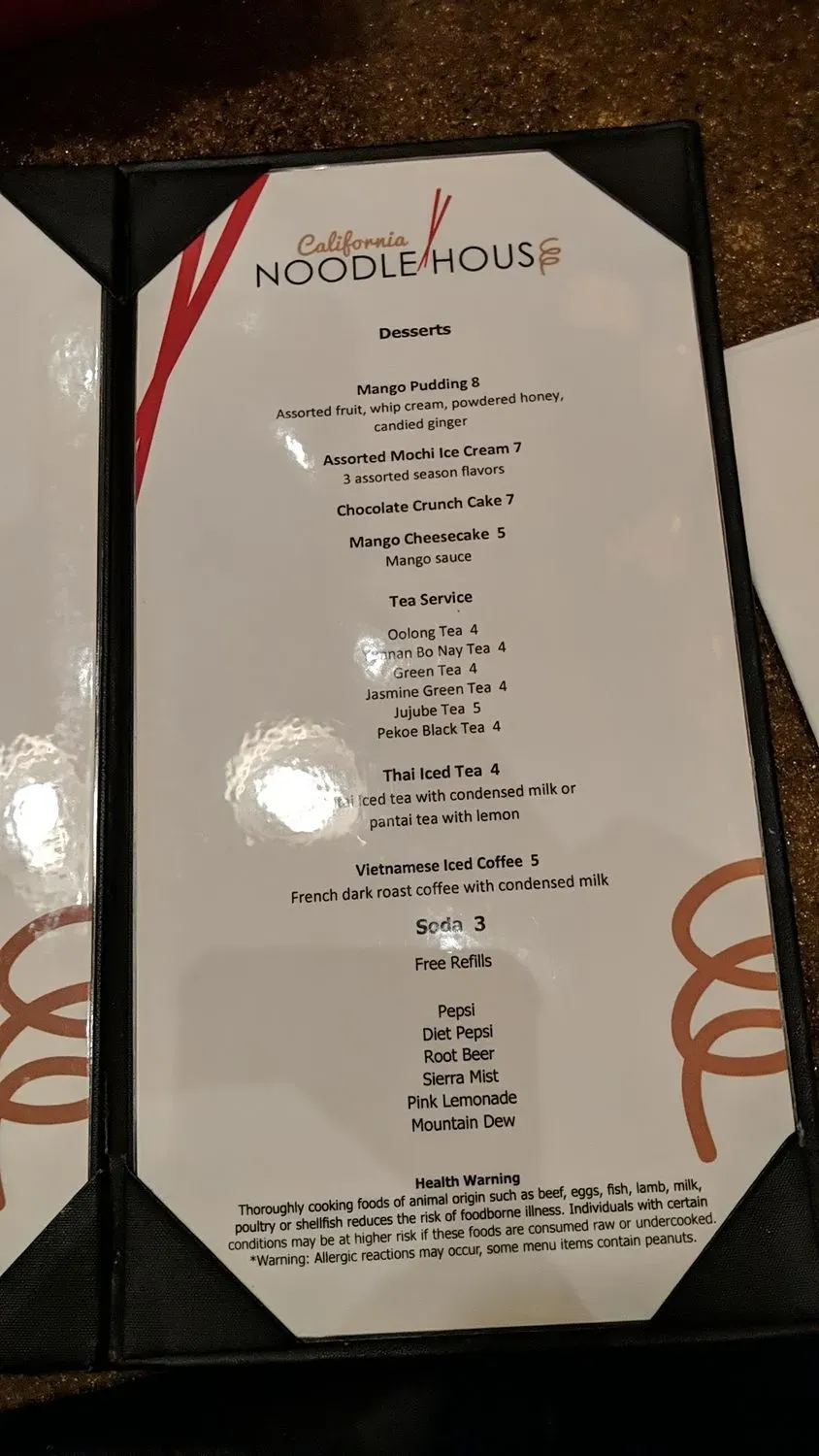 Menu 5